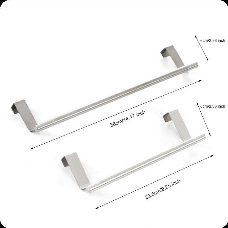 Stainless Steel Towel Rack Bathroom Cupboard Hanger Cabinet Shelf
