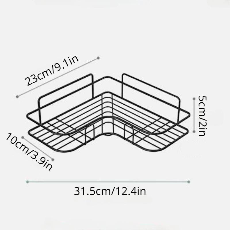 Punch Triangle Bathroom Shelf Wall Hanging Corner Rack