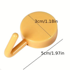 10pcs Self Adhesive Wall Hook Towel Hanger Hooks Home Storage Accessories