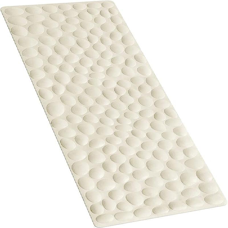Non Slip Bathtub Mat Soft Rubber Bathroom Bathmat with Strong Suction Cups