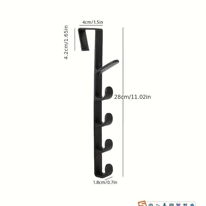 1PC Door Back Hook Wall mounted Clothes Hanger Punch Hook Strong And Traceless