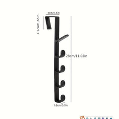 1PC Door Back Hook Wall mounted Clothes Hanger Punch Hook Strong And Traceless
