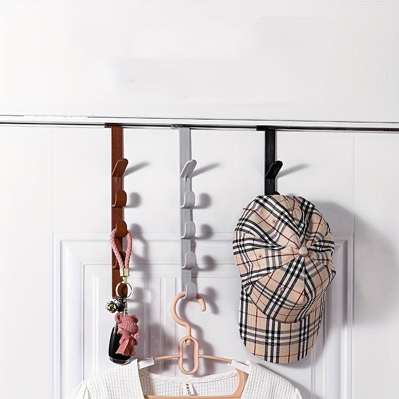 1PC Door Back Hook Wall mounted Clothes Hanger Punch Hook Strong And Traceless