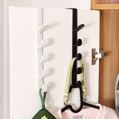 1PC Door Back Hook Wall mounted Clothes Hanger Punch Hook Strong And Traceless