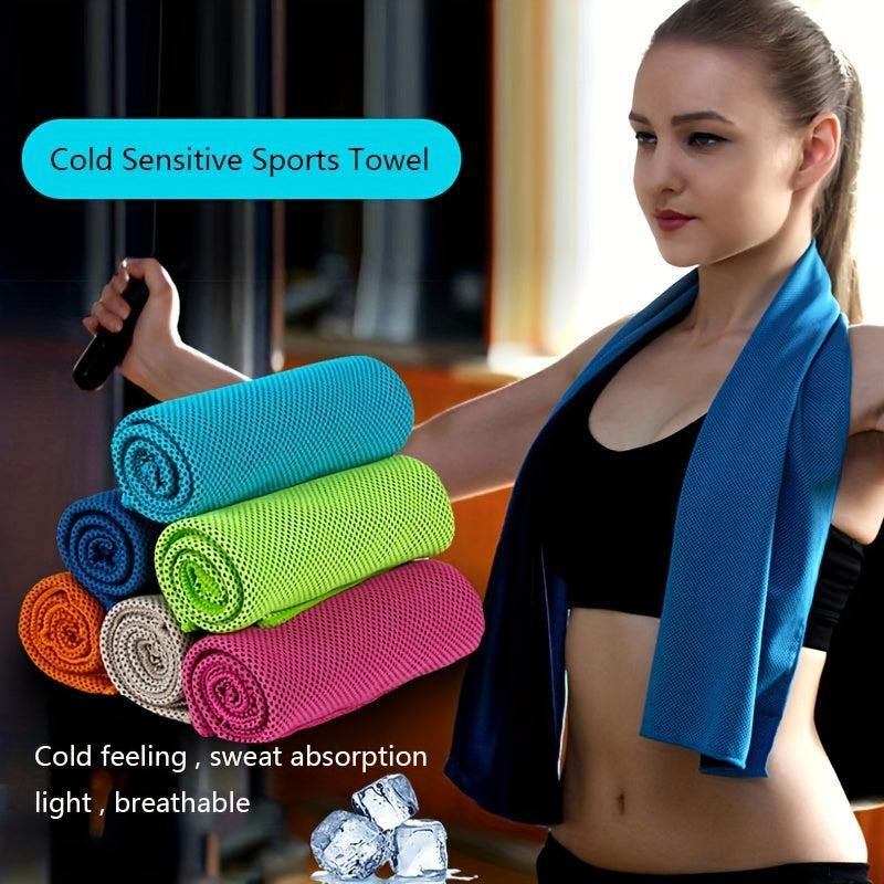 Stay Dry During Workouts! Women's Ice Towel for Gym Yoga Running