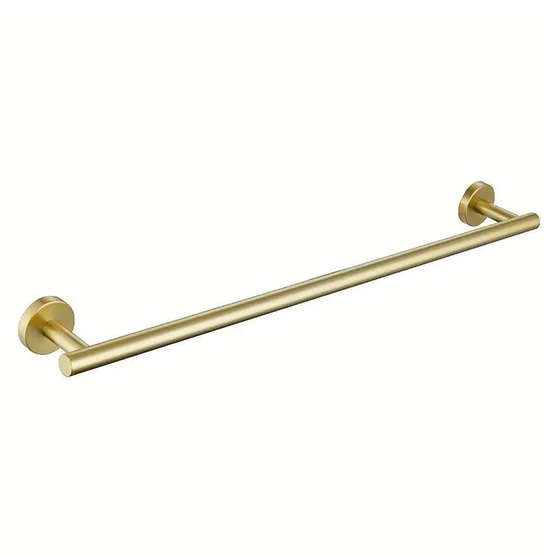 Stainless Steel Towel Bar Shower Towel Rack Wall Mounted Bathroom Holder