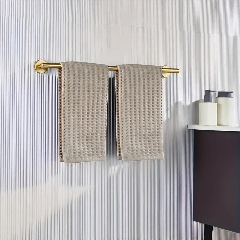 Stainless Steel Towel Bar Shower Towel Rack Wall Mounted Bathroom Holder