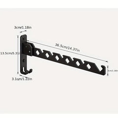 Wall Mounted Clothes Drying Rack Space Saving Easy to Use