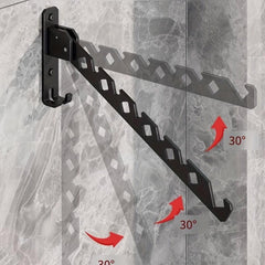 Wall Mounted Clothes Drying Rack Space Saving Easy to Use