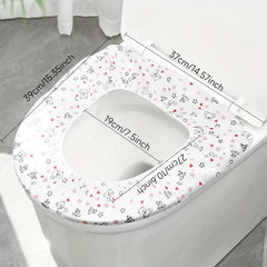 10pcs Disposable Toilet Seat Covers Large Waterproof Potty Covers Germ Protect