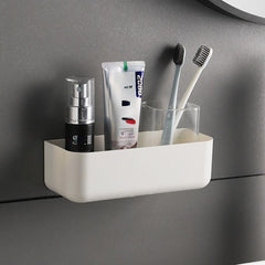 Wall Mounted Bathroom Storage Box for Cosmetics and Toiletries