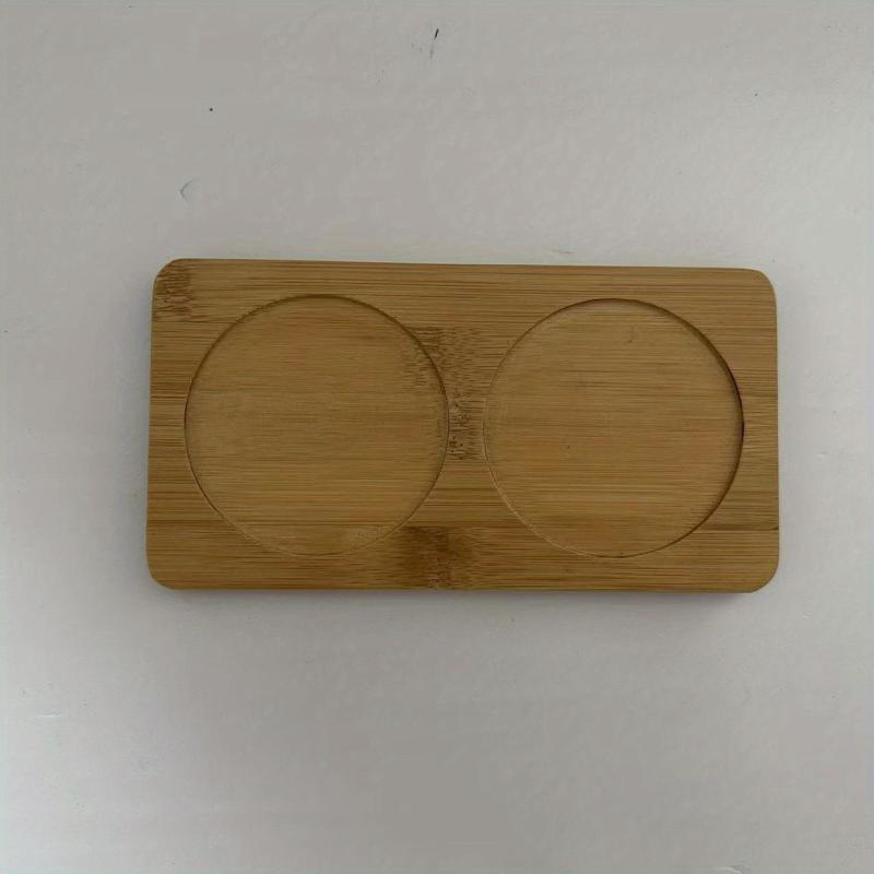 Wood Vanity Tray Bathroom Storage Organizer Plate Countertop Holder for Perfume