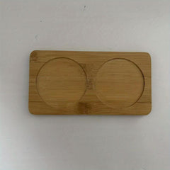 Wood Vanity Tray Bathroom Storage Organizer Plate Countertop Holder for Perfume
