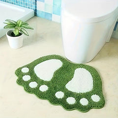 Soft Microfiber Bath Mat with Non Slip Backing - Machine Washable