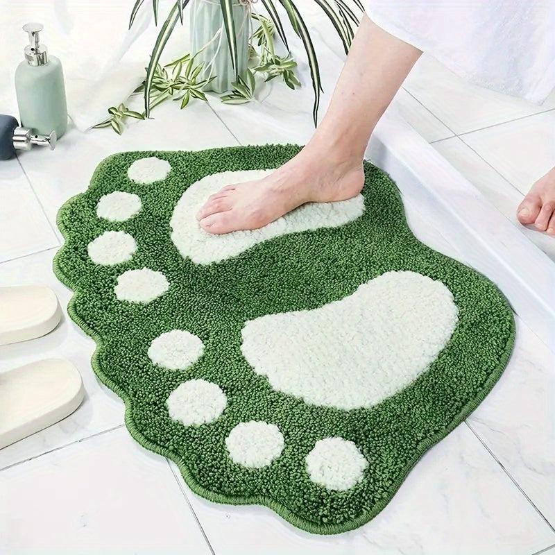 Soft Microfiber Bath Mat with Non Slip Backing - Machine Washable
