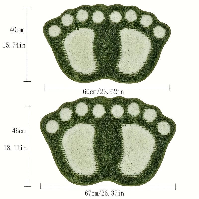 Soft Microfiber Bath Mat with Non Slip Backing - Machine Washable