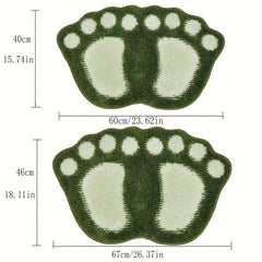 Soft Microfiber Bath Mat with Non Slip Backing - Machine Washable