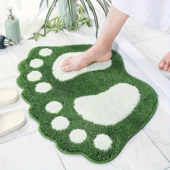 Soft Microfiber Bath Mat with Non Slip Backing - Machine Washable