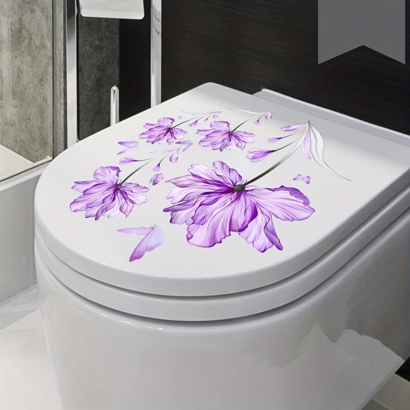 Dragonfly Butterfly Toilet Lid Decal Sticker Restroom Reno