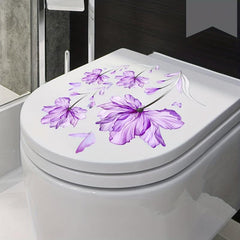 Dragonfly Butterfly Toilet Lid Decal Sticker Restroom Reno