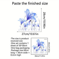 Dragonfly Butterfly Toilet Lid Decal Sticker Restroom Reno