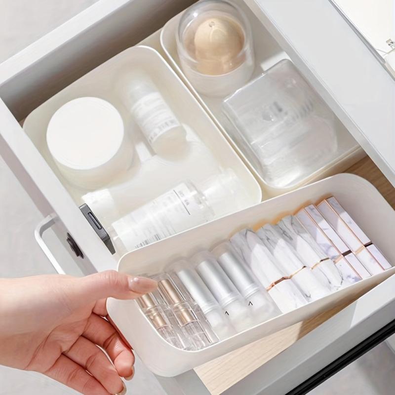 Japanese Style Cosmetic Storage Box Desktop Organiser Drawer Divider Grid Box