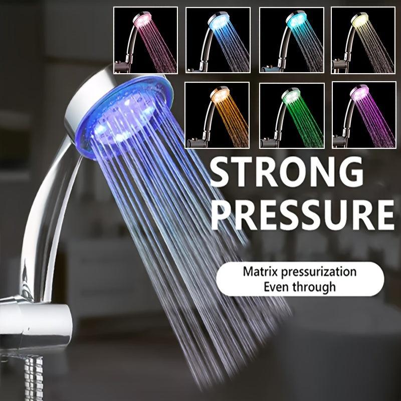 Colorful LED Shower Head Water Saving Bathroom