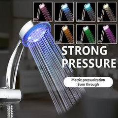 Colorful LED Shower Head Water Saving Bathroom