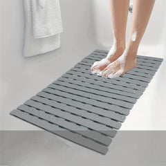 Non Slip Bath Rug with Drain Holes and Suction Cups