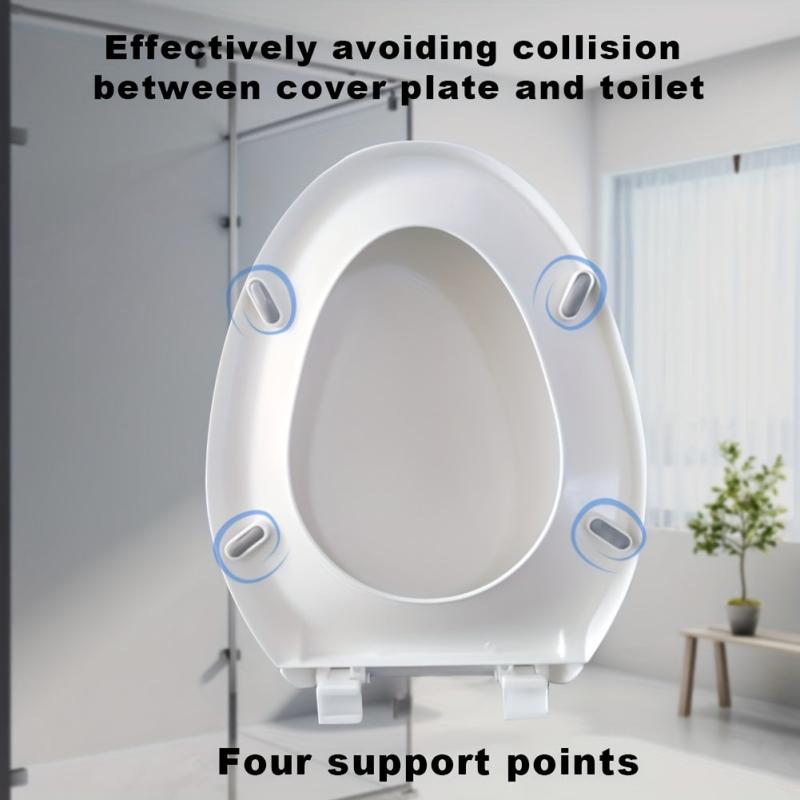 Slow Close Toilet Seat Easy Install Clean Lid Replacement Home Essential