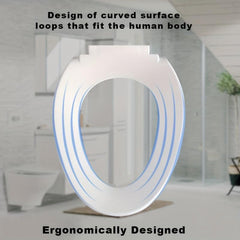 Slow Close Toilet Seat Easy Install Clean Lid Replacement Home Essential