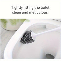 Toilet Brush with Holder Box Floor Standing Cleaning Tool