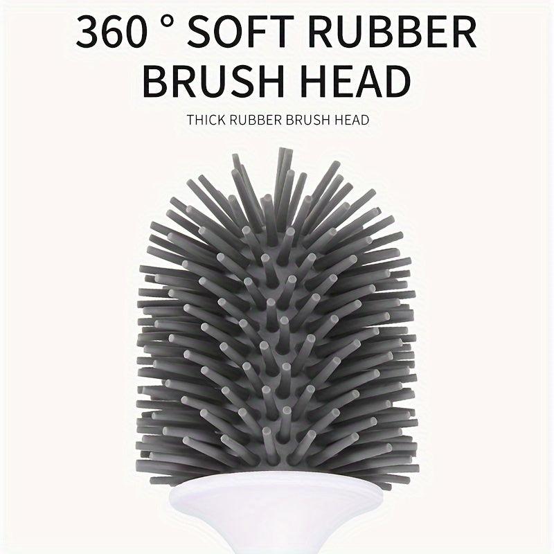 Toilet Brush with Holder Box Floor Standing Cleaning Tool