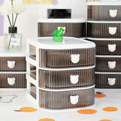 3 Layer Jewelry Box Storage Organizer Cosmetics Desktop Decorations