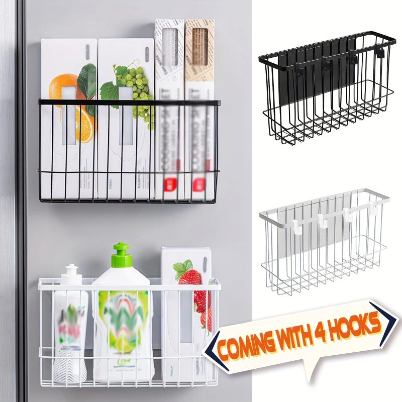 Magnetic Basket Organize Shelf Rack For Refrigerator Office File