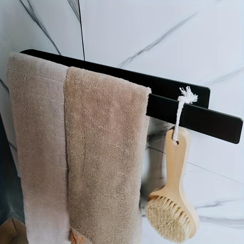 Stainless Steel Towel Bar Wall Mounted Holder for Bathroom Shower