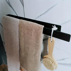Stainless Steel Towel Bar Wall Mounted Holder for Bathroom Shower