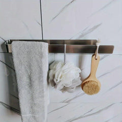 Stainless Steel Towel Bar Wall Mounted Holder for Bathroom Shower