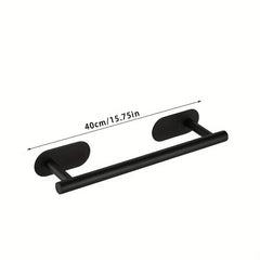 304 Stainless Steel Towel Bar Bathroom Rack Wall Mounted