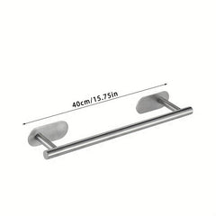 304 Stainless Steel Towel Bar Bathroom Rack Wall Mounted