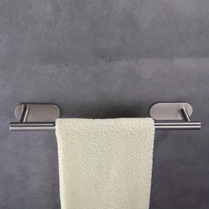 304 Stainless Steel Towel Bar Bathroom Rack Wall Mounted