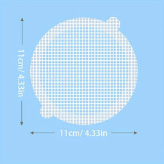 5pcs Mesh Shower Drain Covers Anti-clogging Sink Strainer Filter Stickers