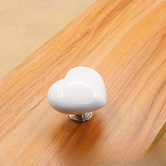 3pcs Heart-shaped Toilet Press for Water Tank, Love Button