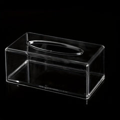 Acrylic Tissue Box Clear Holder Multifunction Storage Bathroom