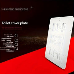 Universal Squat Toilet Cover Plastic Toilet Lid Bathroom Accessories