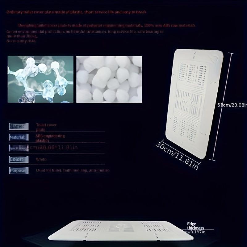 Universal Squat Toilet Cover Plastic Toilet Lid Bathroom Accessories