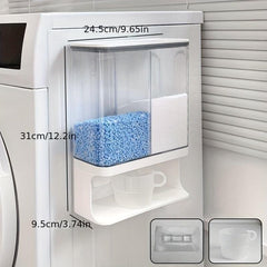 Laundry Detergent Dispenser Wall Mounted Storage Box