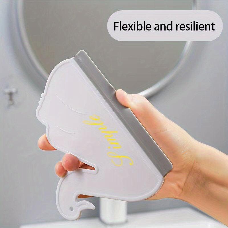 2pcs Shower Squeegee Window Glass Wiper Cleaning Scraper