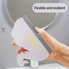 2pcs Shower Squeegee Window Glass Wiper Cleaning Scraper