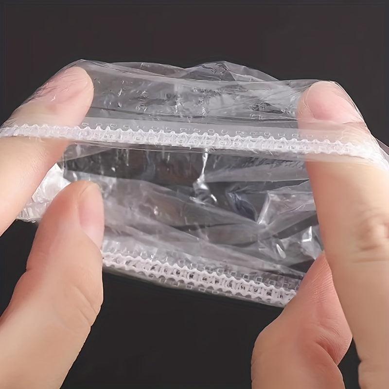 Waterproof Transparent Disposable Earmuffs - 100pcs